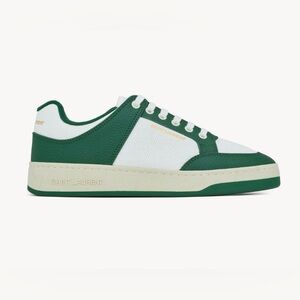 Saint Laurent  Sneakers in Green and White Women’s Size 42